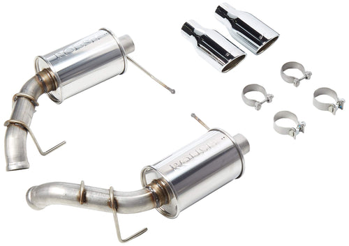 Exhaust Kit Roush 421145 (Dual Axle-Back with Round Tips Enhanced Sound), 1 Pack