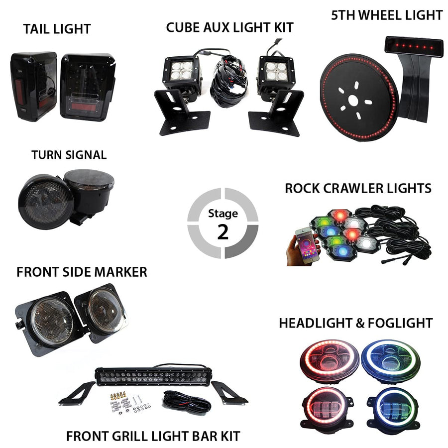 Race Sport Stage 2 JJKS2K Trail Runner Led Lighting C