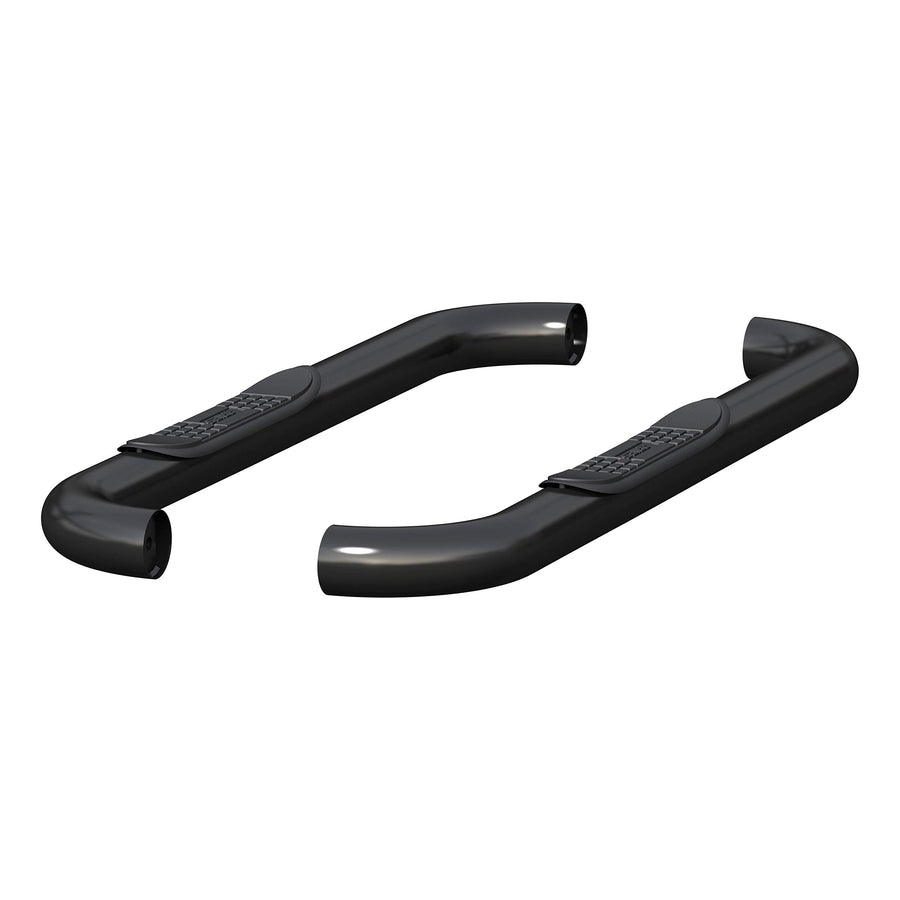 3-Inch Round ARIES Black Stainless Steel Nerf Bars, No-Drill, Fits Select Dodge, Ram 1500, 2500, 3500