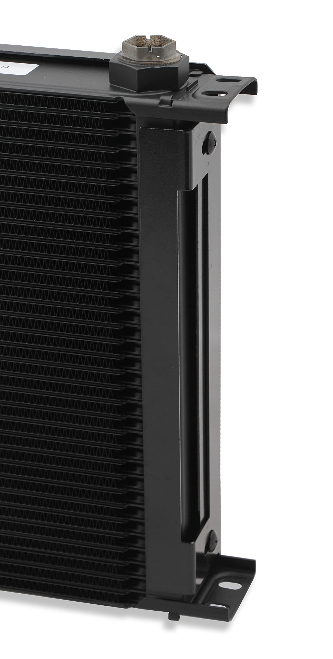 Earl's UltraPro Oil Cooler w/Fan Pack FP434ERL - Black - 34 Rows - Wide Cooler - 10 O-Ring Boss Female Ports