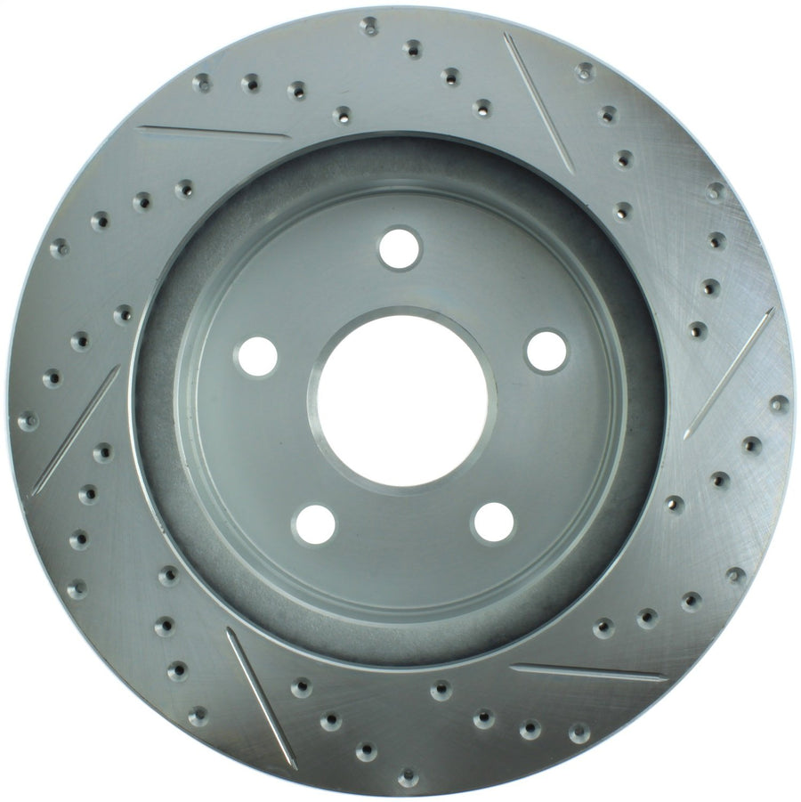 StopTech 227.67053R Brake Rotor Select Sport Drilled and Slotted; Front Right