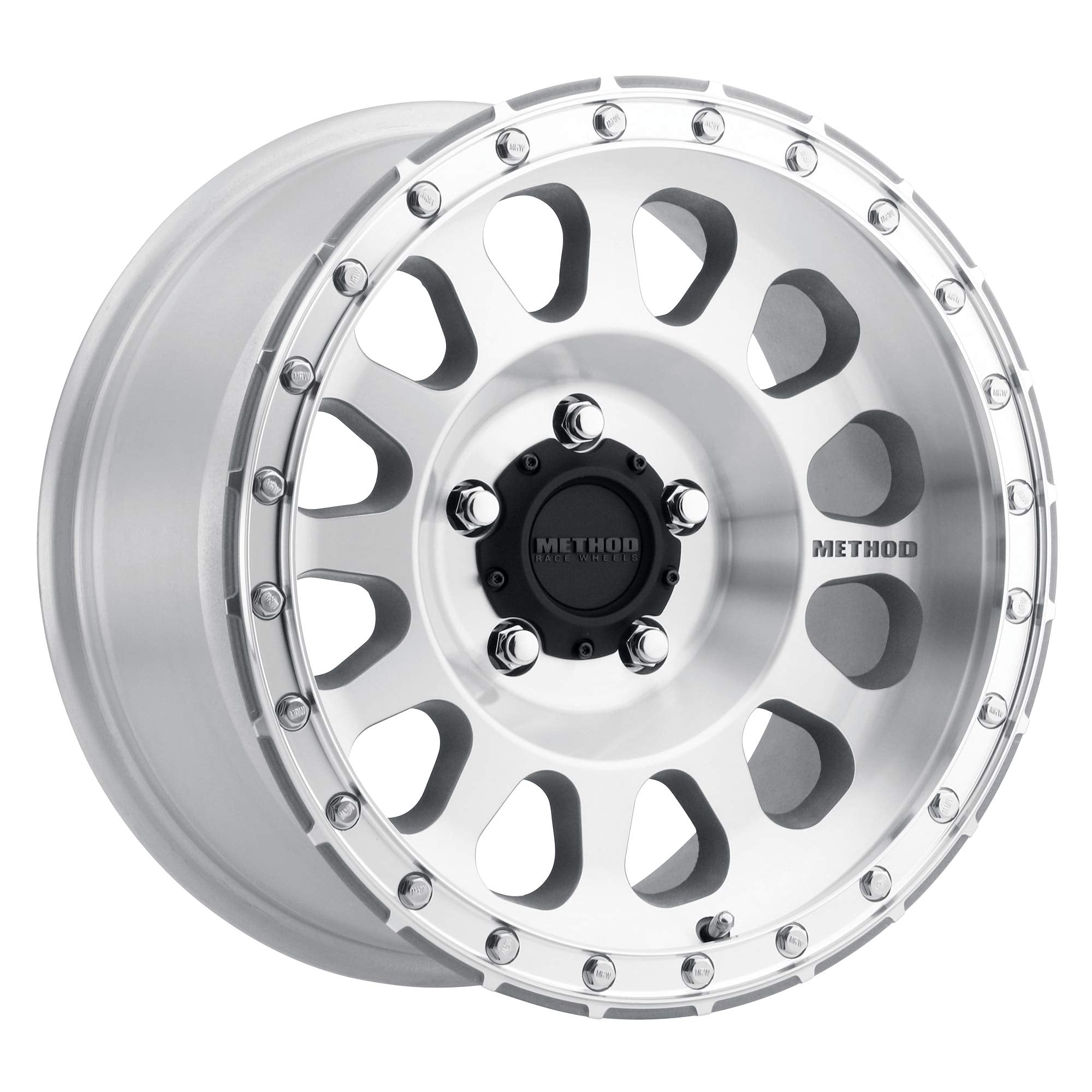 Method Race Wheels 17x8.5" Machined/Clear Coat 5x5", 0mm offset 4.75" Backspace, MR31578550300