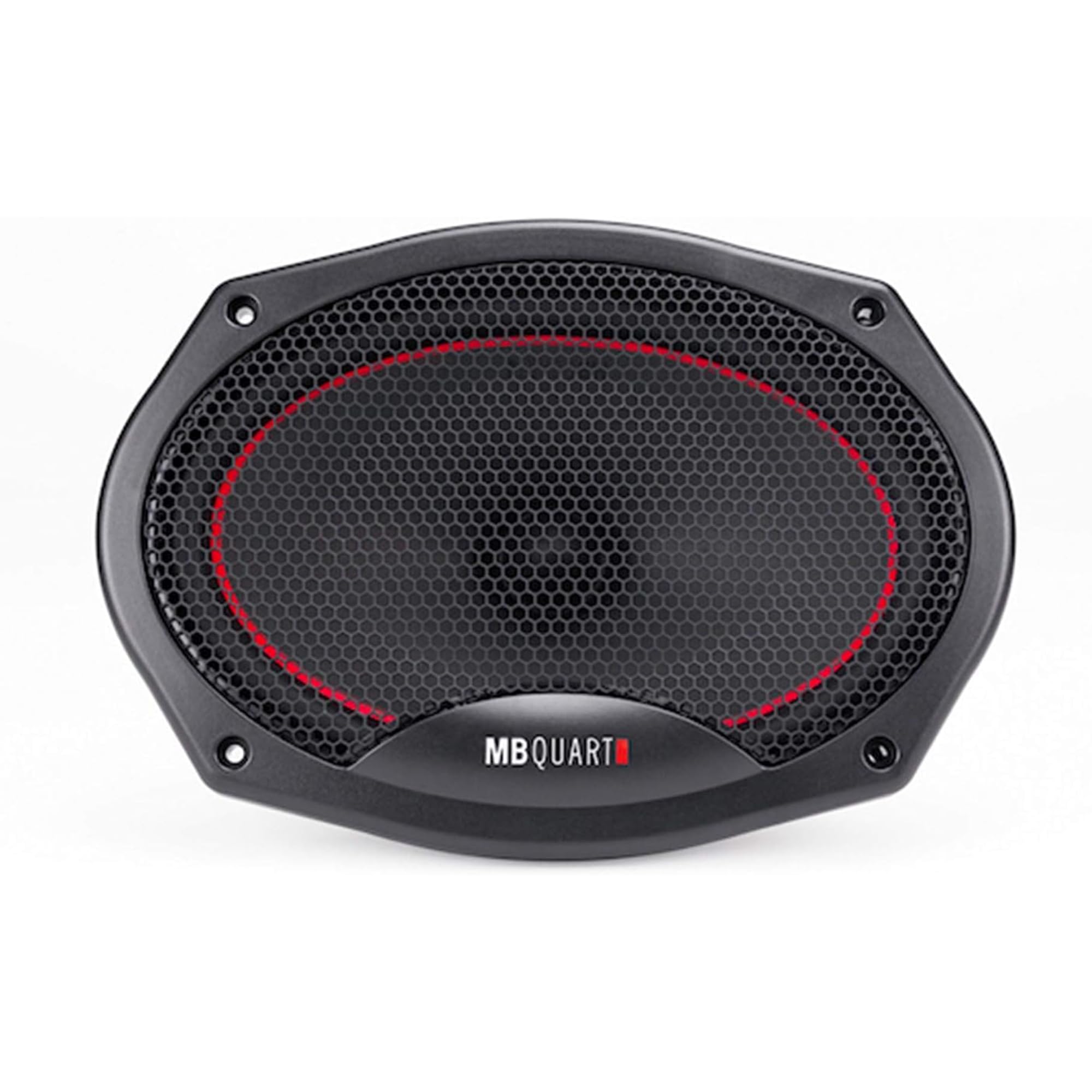6"x9" MB Quart Coaxial Reference Car Speaker System with Lightweight Curvilinear Design, 2-Way Audio, 240W Max Output, and Universal Fit
