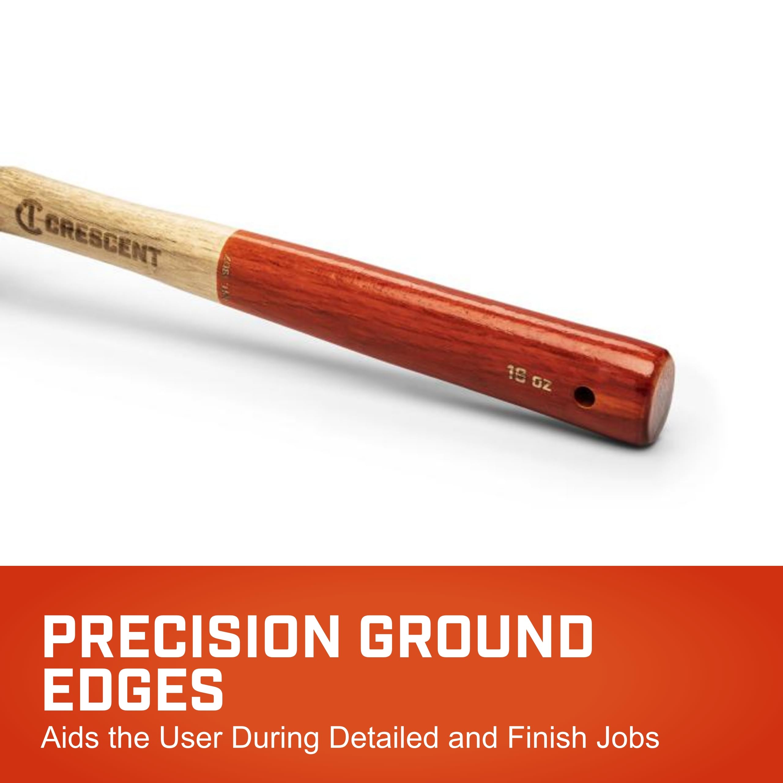 Crescent 16 Oz. Wood Ball Peen Hammer - Crescent (CHWBP16)