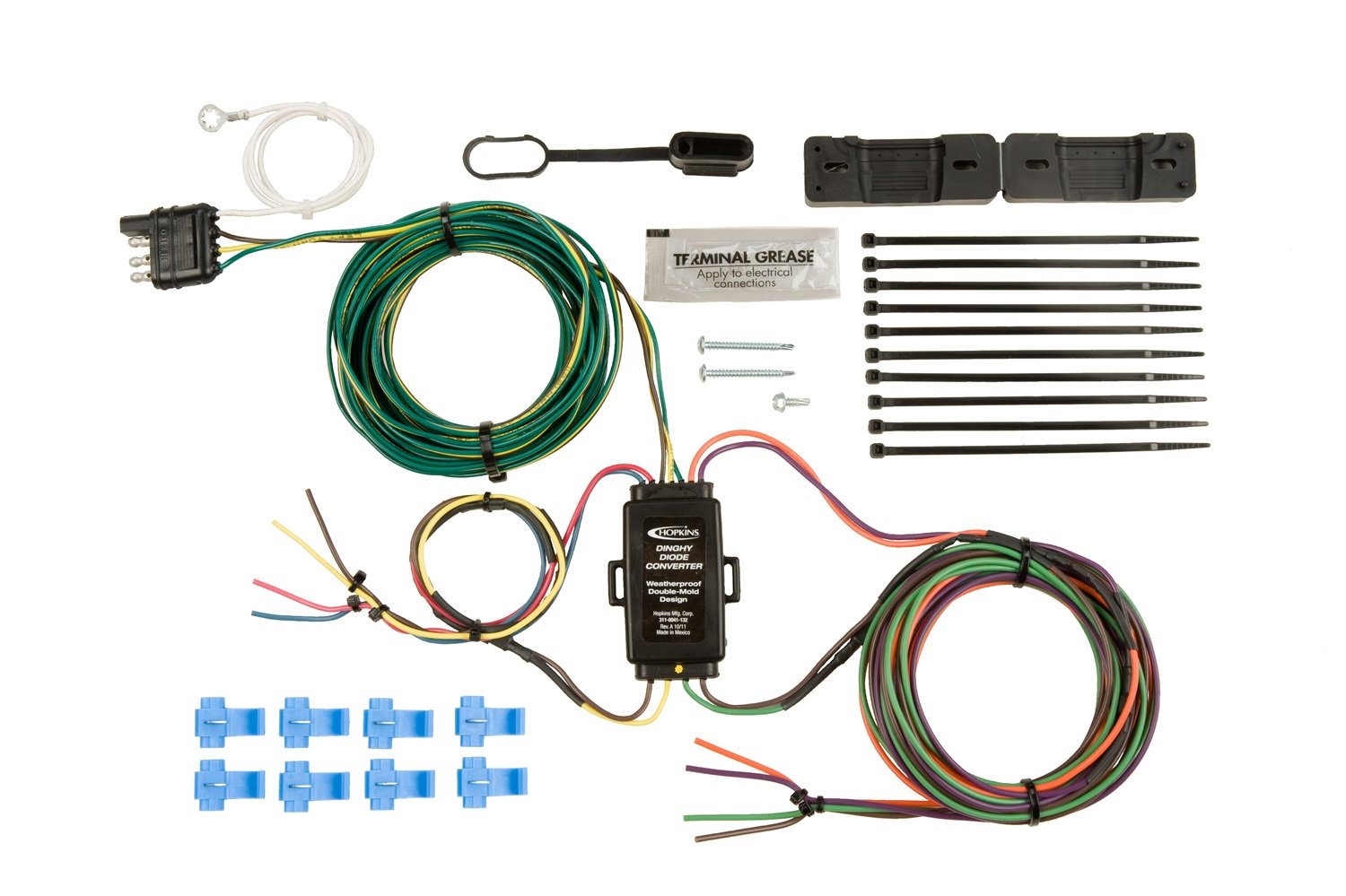 Universal Towed Vehicle Wiring Kit Hopkins Towing Solutions 55999, Isolates Towed Vehicle from Motorhome