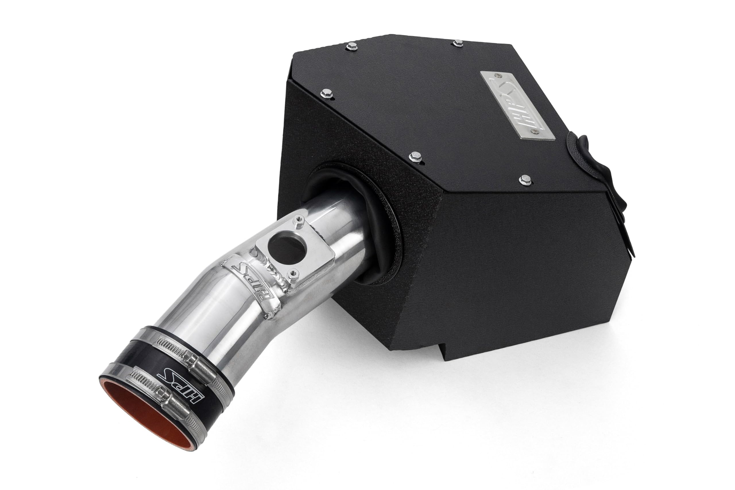 HPS Air Intake Kit Polish with Heat Shield Cool Ram Compatible for 2023-2024 Toyota GR Corolla 1.6L Turbo, 827-735P