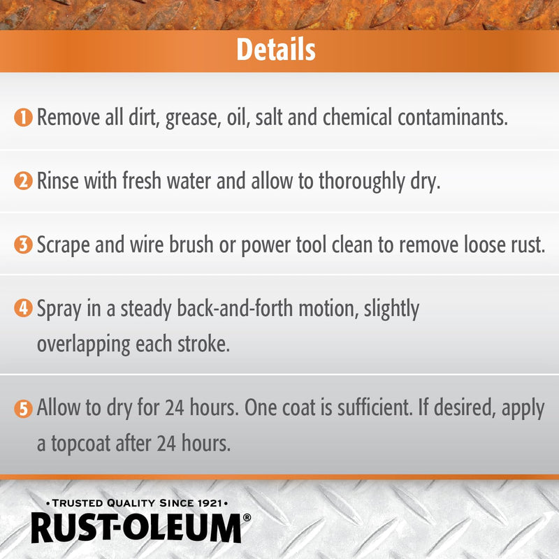 Rust-Oleum Rust Reformer Stops Rust Spray, 10.25 oz, Black