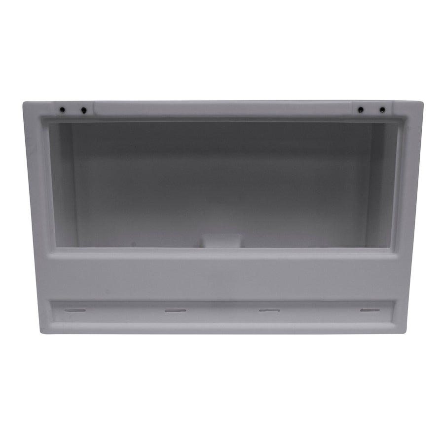 DLX Series Wise 8WD100-1B-221 37" Pontoon Bench Seat - Base Only - Grey
