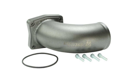 Intake Elbow Sinister Diesel for 2003-2007 Ford Powerstroke 6.0L (Gray)