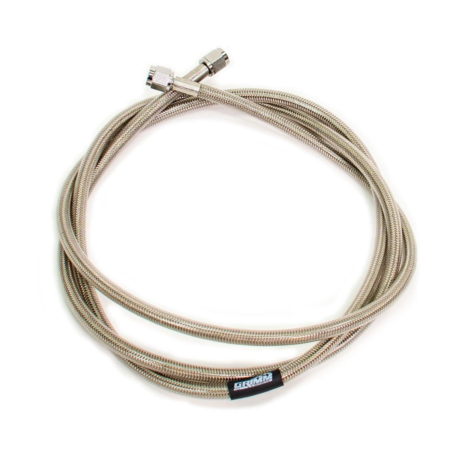 Offroad Grimm Stainless Steel Air Hose for Air Compressors, 80 inch lines w/JIC-04 swivel fittings
