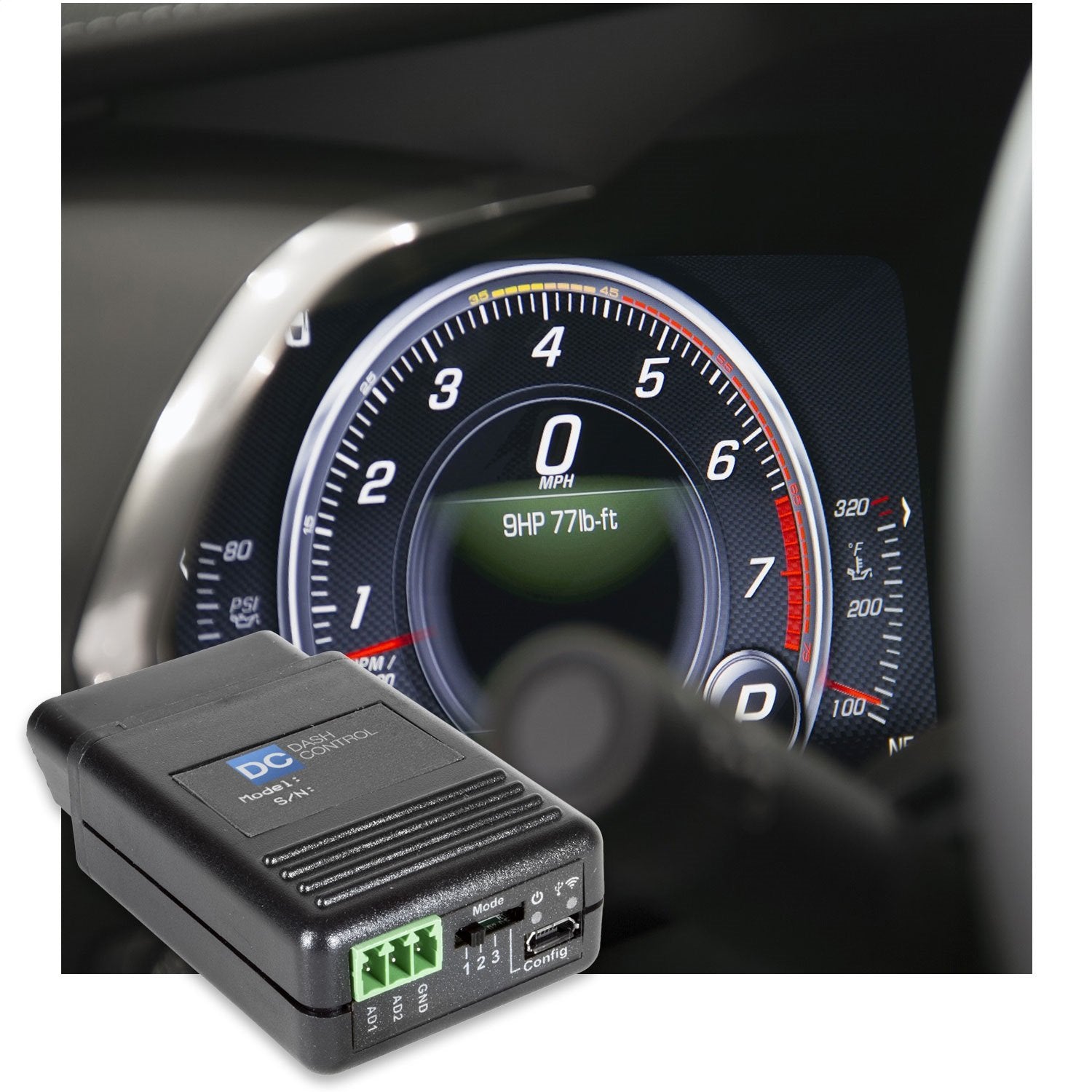 Auto Meter Gray DashControl DL1066U OBDII Display Controller