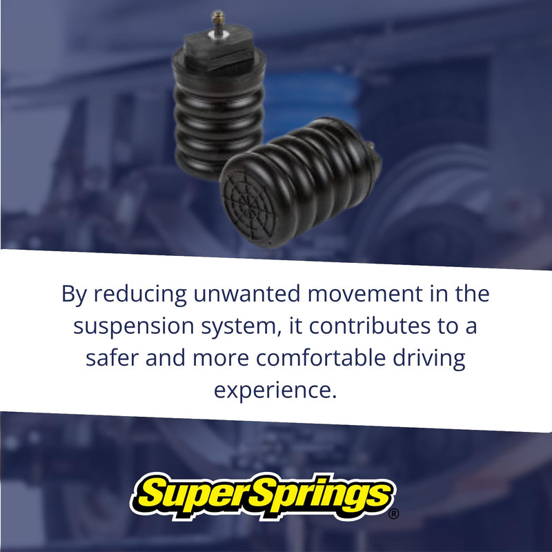 SumoSprings SSR-107-47 Rear for Ford E-350|E-450, Black