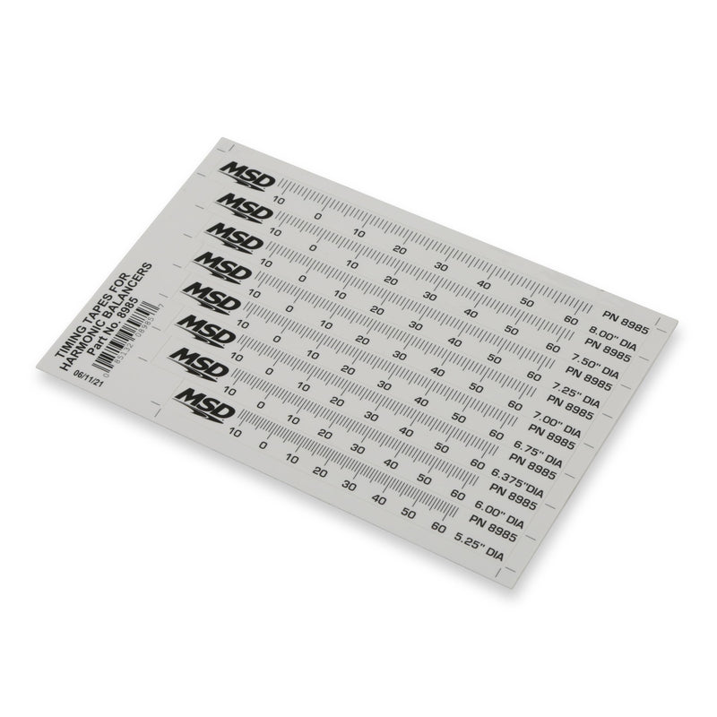 Timing Tapes MSD 8985 for Harmonic Balancers