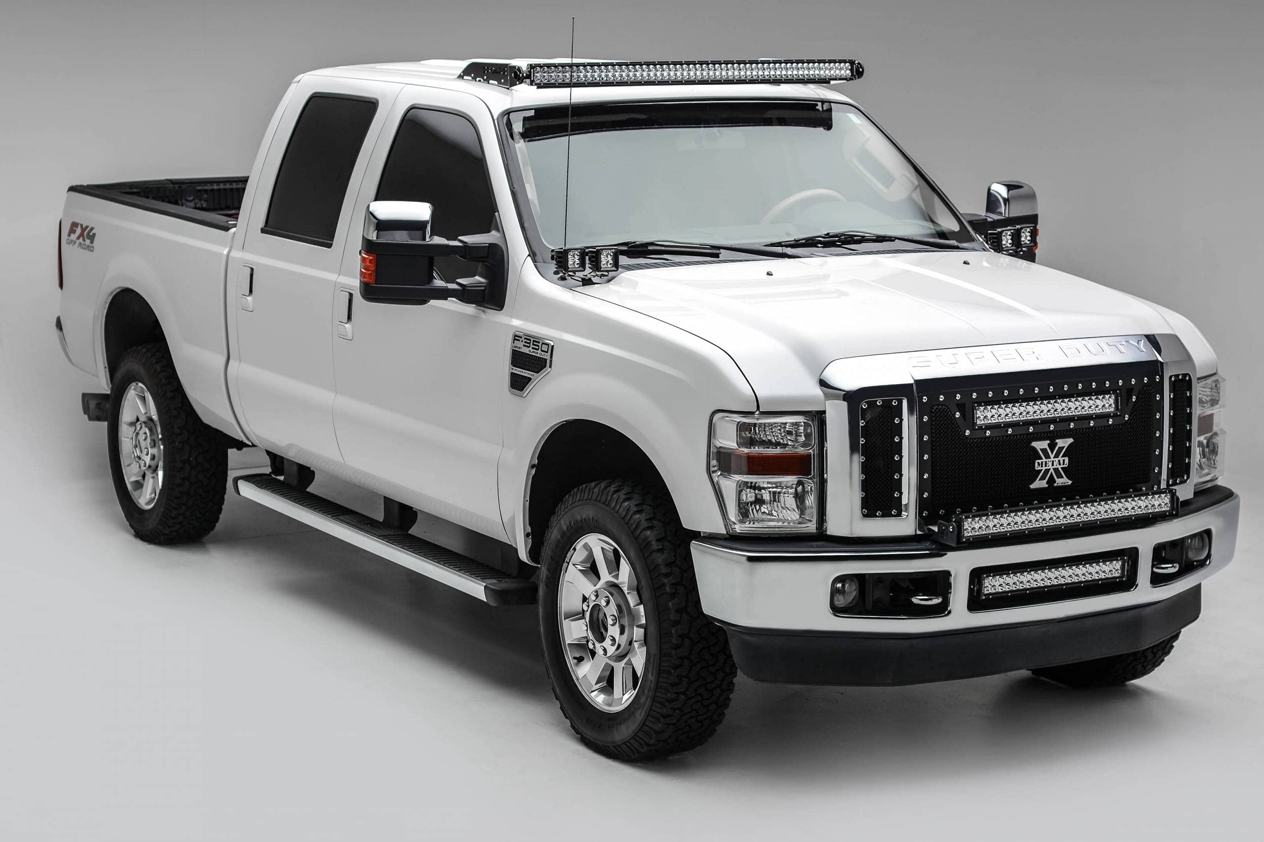 ZROADZ Black Front Bumper LED Light Bar KIT Z325631-KIT 2008-2010 FORD F250/350
