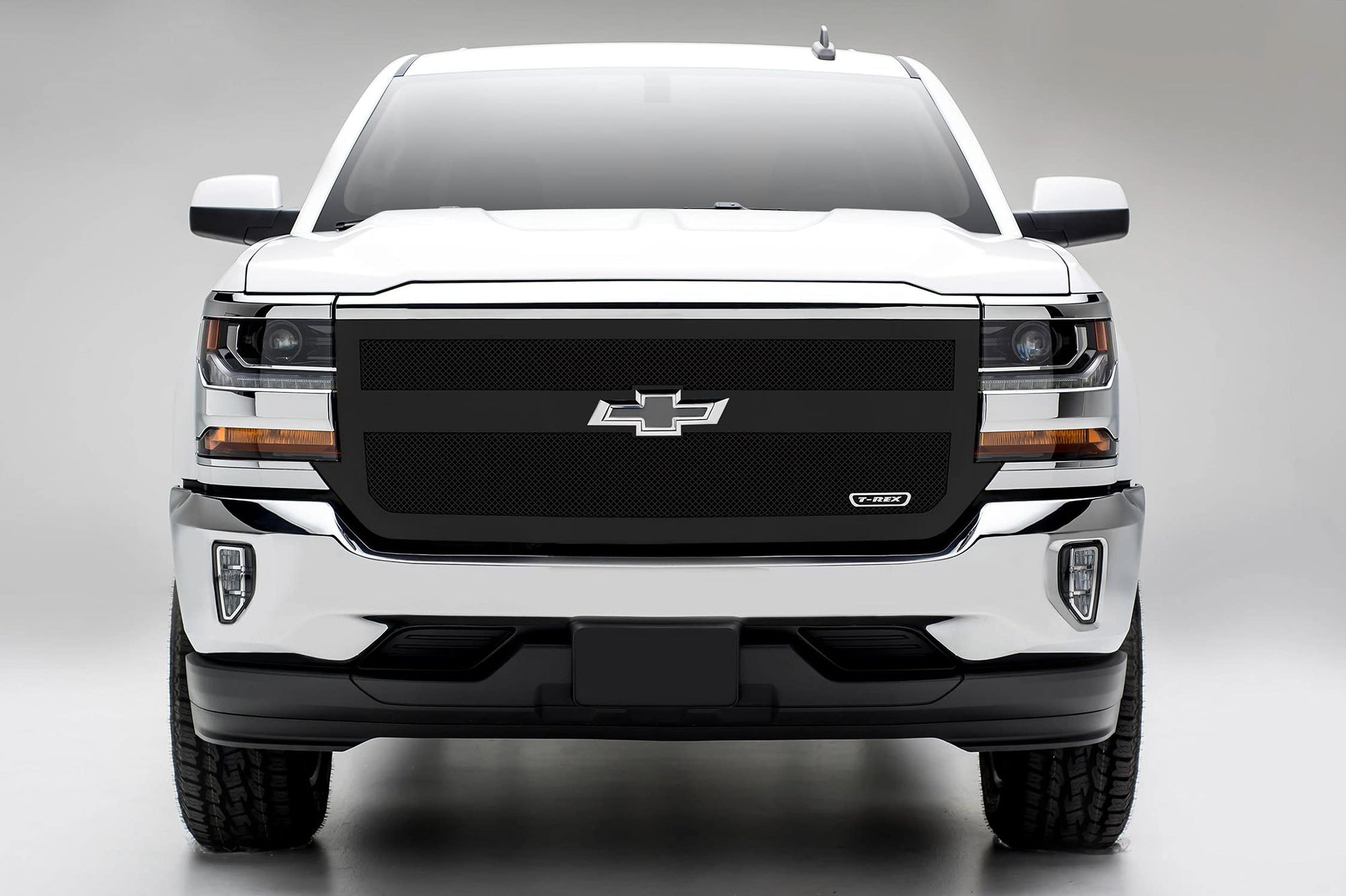 2016-2018 Silverado 1500 T-Rex Grilles Upper Class Series Main Grille, Black, 1 Pc, Replacement, 1 Bar Design - PN #51131