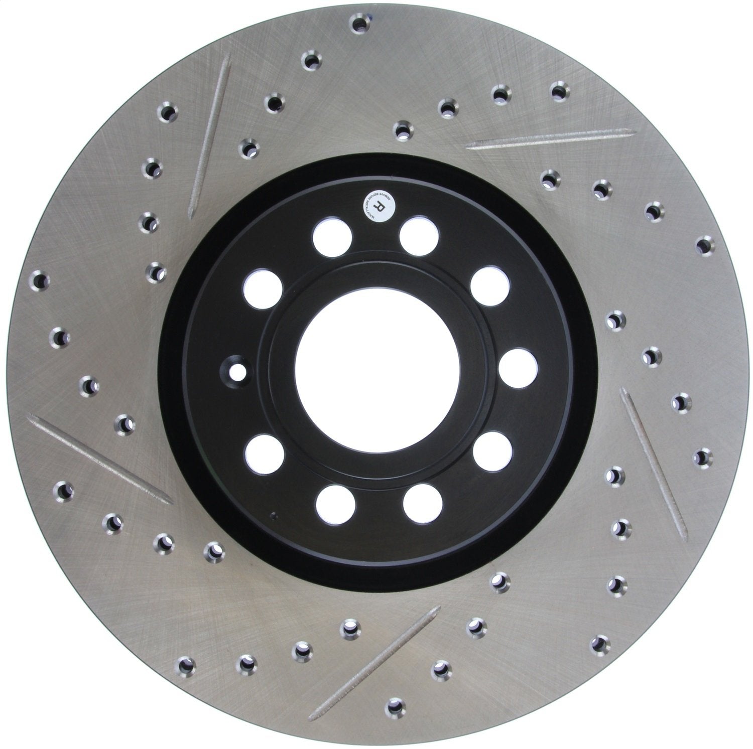StopTech Automotive Replacement 127.33098R Front Right Drilled and Slotted Disc Brake Rotor Fits Select Audi A1/A3/Q2, Seat Aleta/Ateca, Volskwagen Beetle/Bora/Tiguan