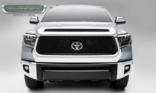 T-Rex Grilles Stealth X-Metal Grille 2018-2021 Tundra, Black, 1 Pc, Replacement, Black Studs, Does Not Fit Vehicles with Camera - PN No. 6719661-BR