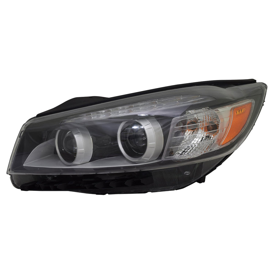 Left TYC Headlight Assembly Compatible with 2016-2018 Kia Sorento