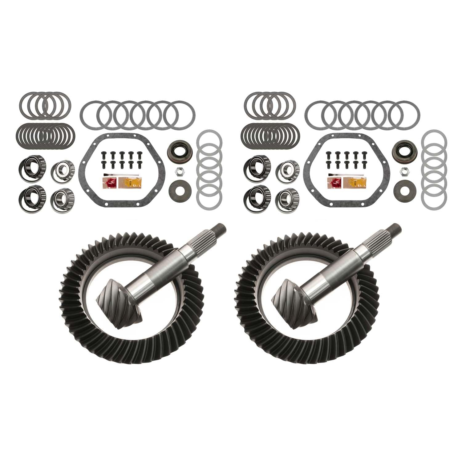 XLK-5017 EXCEL Differential Ring & Pinion Bearing Rebuild Kit For Dana 44 Standard Gear Ratio 5.13, 10-Bolt, 26 Spline, 8 Pinion & 41 Ring Tooth - Fits Jeep TJ & Wrangler, Replaces: REV-TJ-RUB-513-K