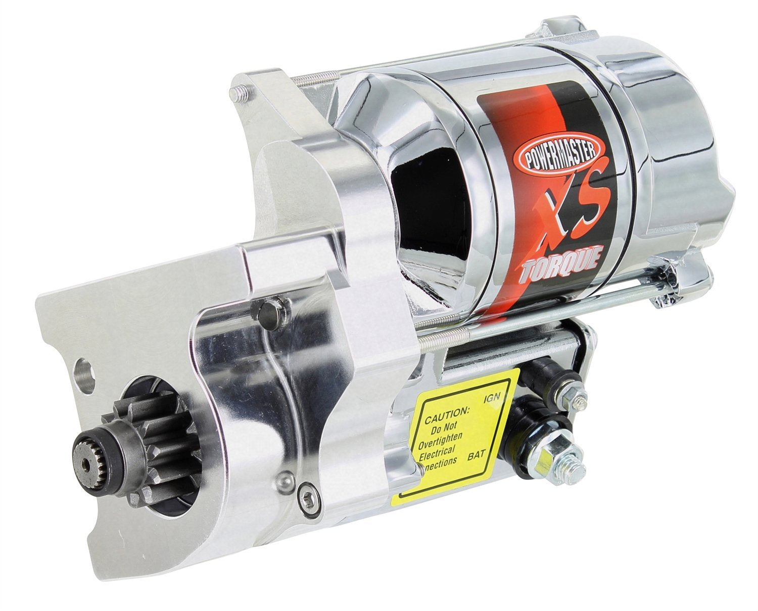 Str XS Powermaster w/Billet blk Cady 166T, Buick, Pont LT-1,Chevy ZZ4 All 153T Flyw Chrome