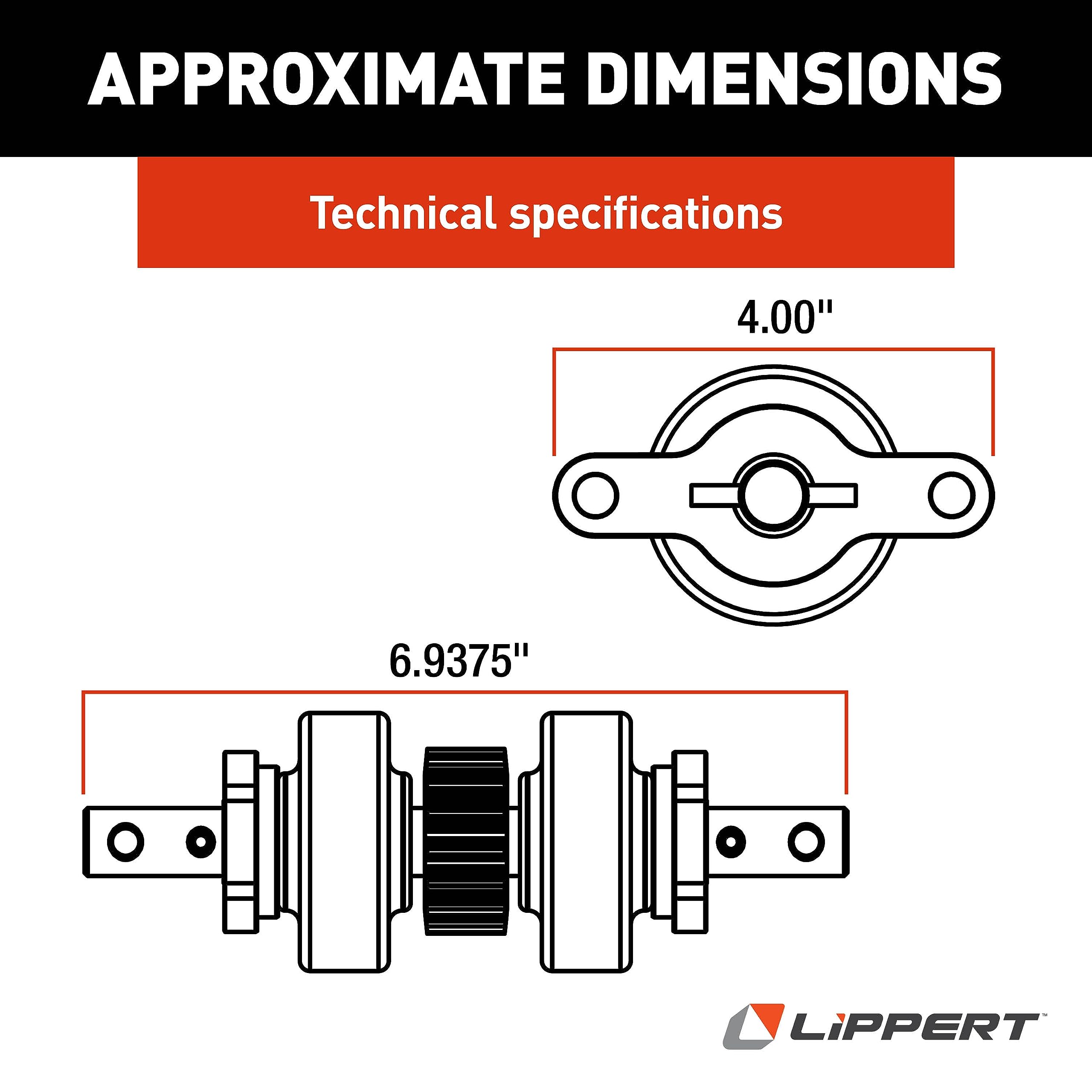 Slide-Out Gear Pack Lippert 140409 Standard (2 x 3 and 3 x 3)