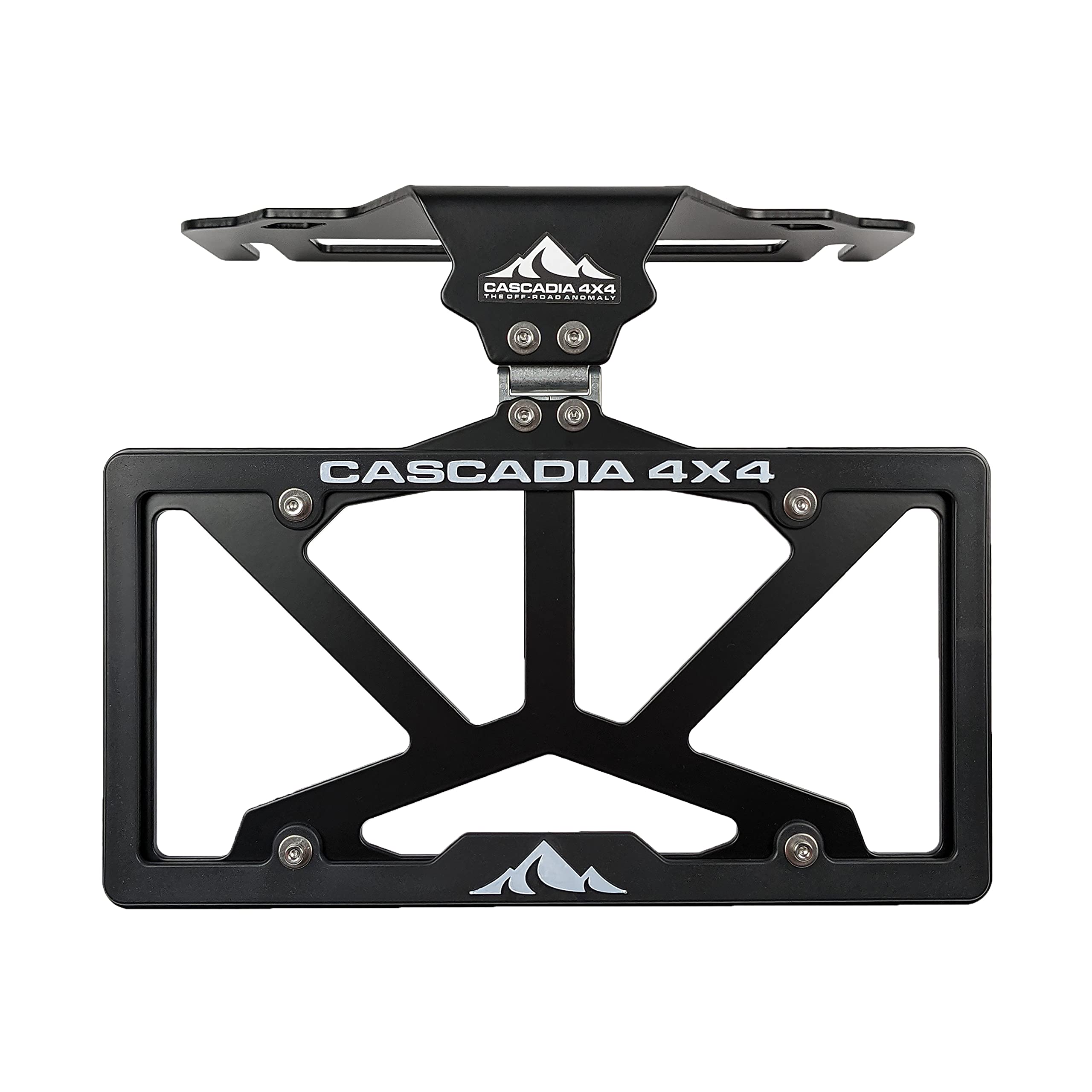 Winch License Plate Mounting System Cascadia 4x4 Flipster V3 | Hawse, Roller, Recessed Fairlead