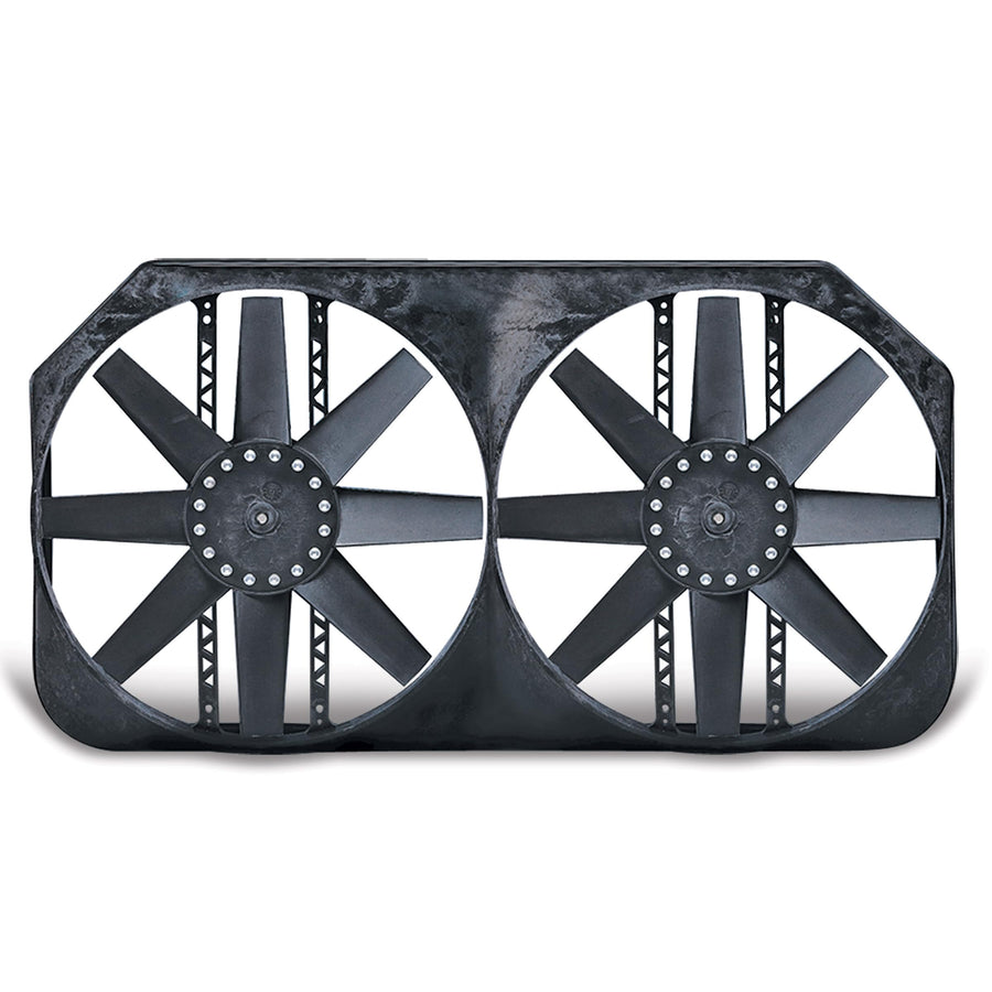 Electric Dual Fan for 2000-2004 Chevy Truck with Variable Speed Controller, Puller Fan for 34-Inch Cores Only (282), Car Accessories, 15 Inches