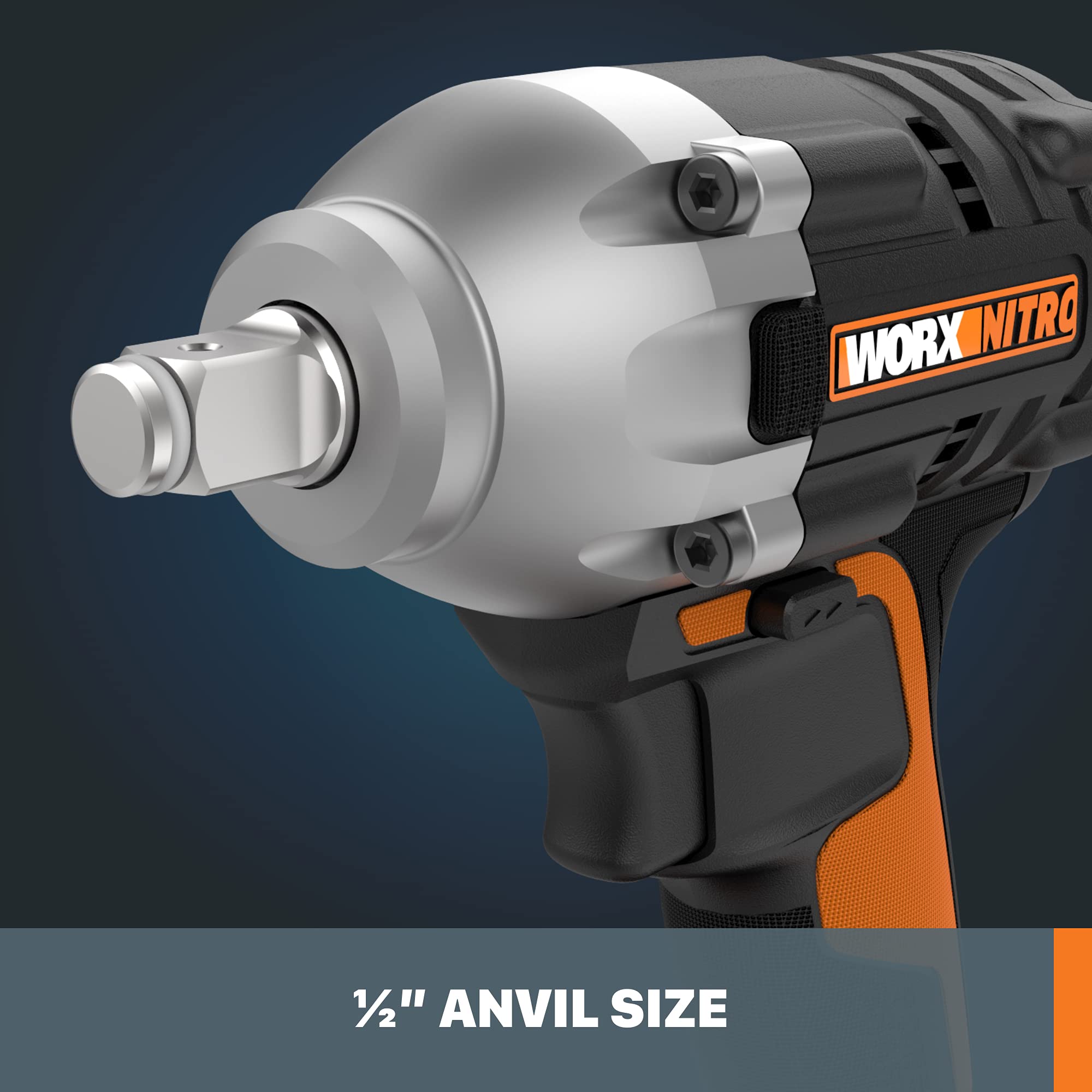 WX272L.9 WORX Nitro 20V Power Share 1/2” Cordless Impact Wrench with Brushless Motor (Tool Only)