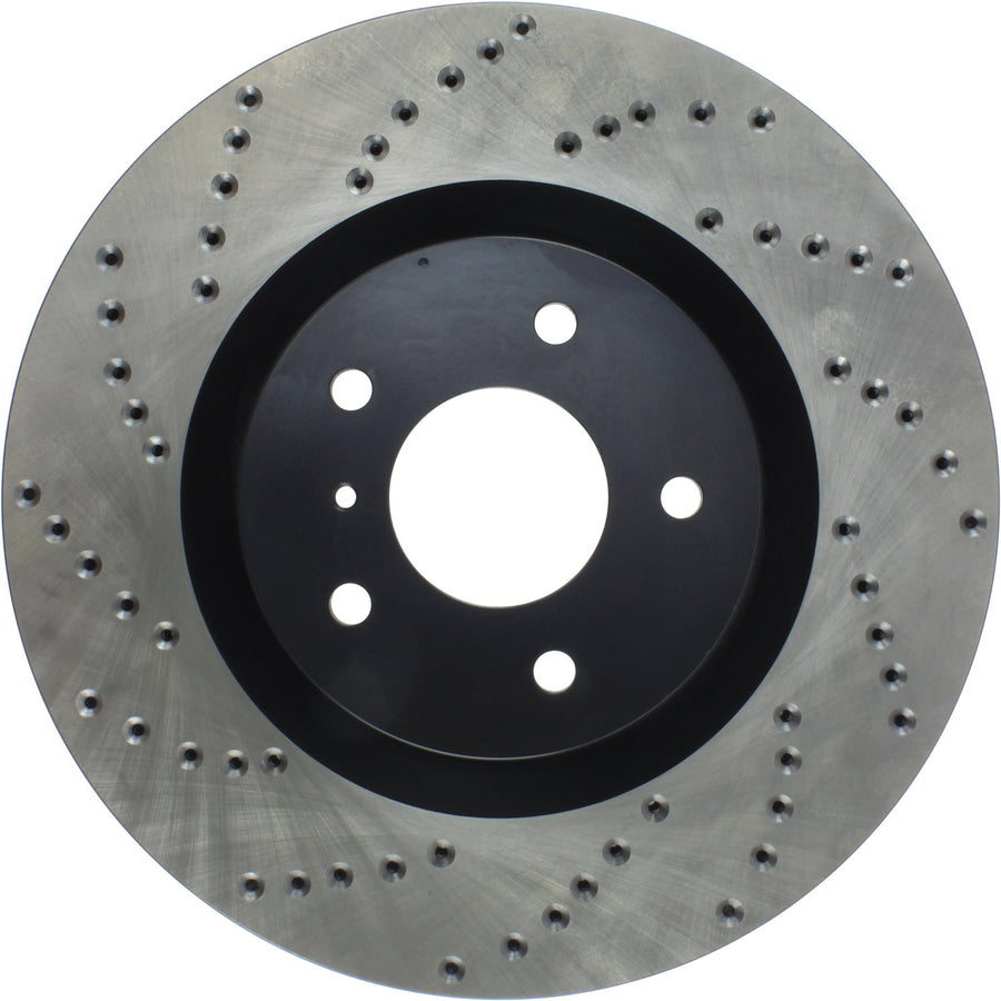 Sport StopTech Cross Drilled Brake Rotor 128.42076R (Front Right), 1 Pack
