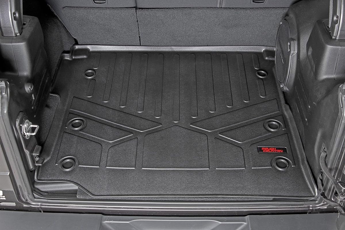 Rough Country Cargo Mat Rear for 2011-2022 Jeep Grand Cherokee WK2 - M-6110,Black