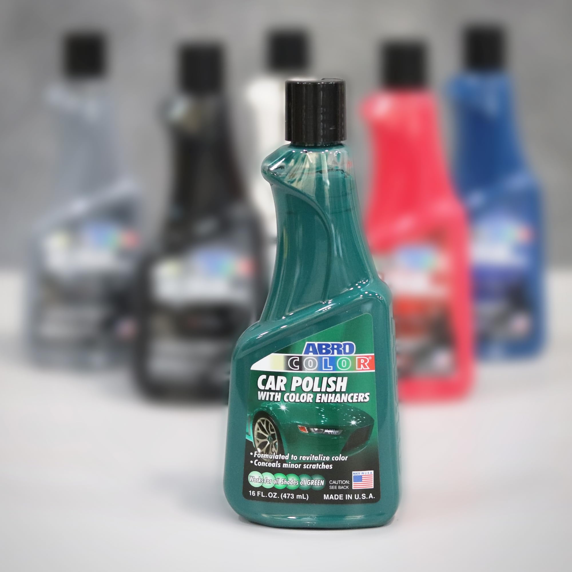 Car Polish ABRO Green: Scratch Remover for Vehicles and Paint Scratch Repair Restorer Wax, Polishing Compound for Car Detailing, Paint Scratch Repair for Vehicles, Scratch Remover 16oz.