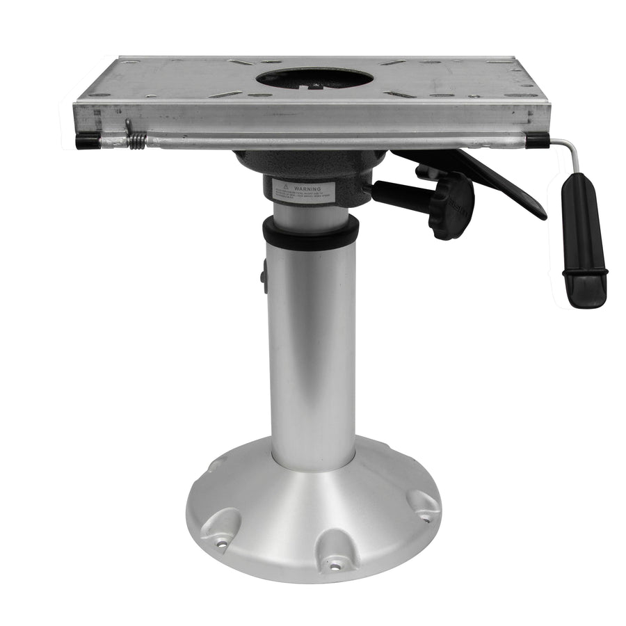 8WP144 Wise Standard Mainstay Air Power Pedestal with Locking Swivel and Slide, Silver