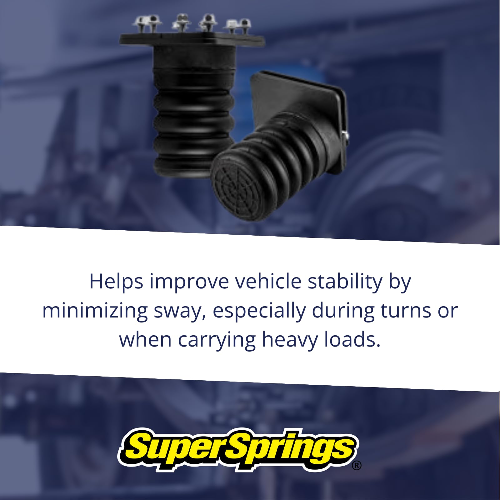 SSR-307-47 SuperSprings | Rear SumoSprings for Dodge RAM 1500, black