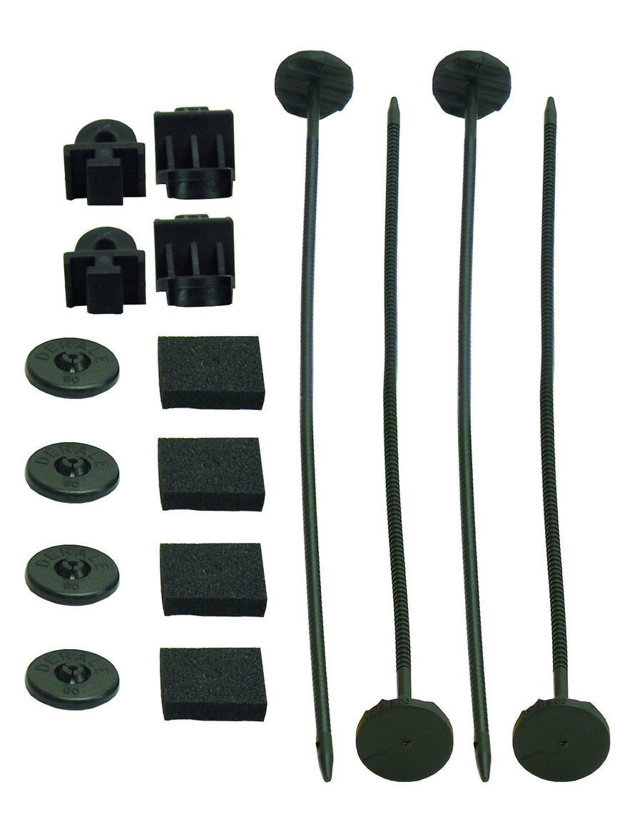 Derale Autostyle 16744 Plastic Rod Mounting Kit, Black