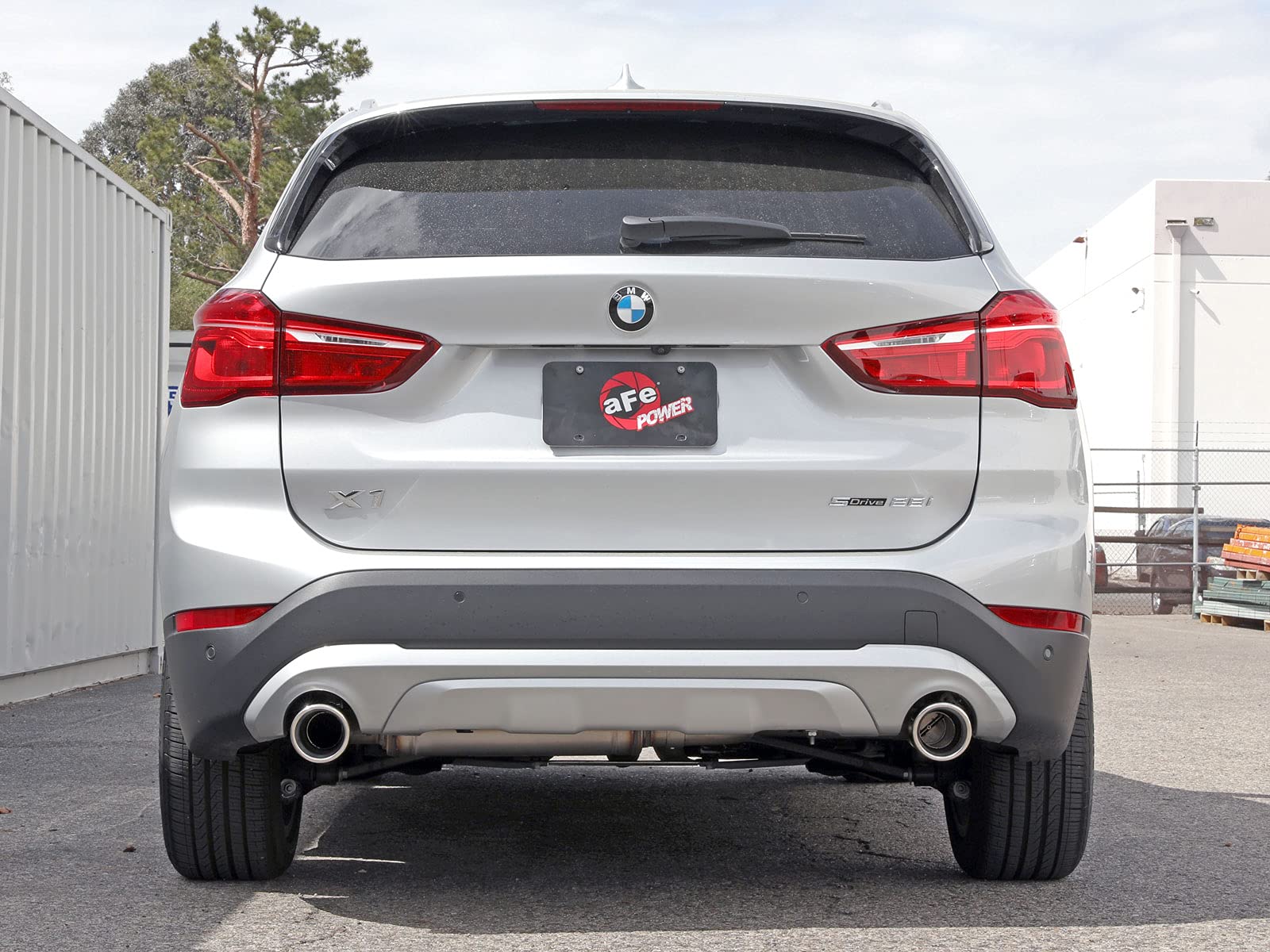 MACH Force-Xp aFe Power 49-36349-P 3 to 2-1/2 IN Stainless Steel Axle-Back Exhaust w/Polished Tip, fits BMW X1 (F48) 15-21 L4-2.0L (t)