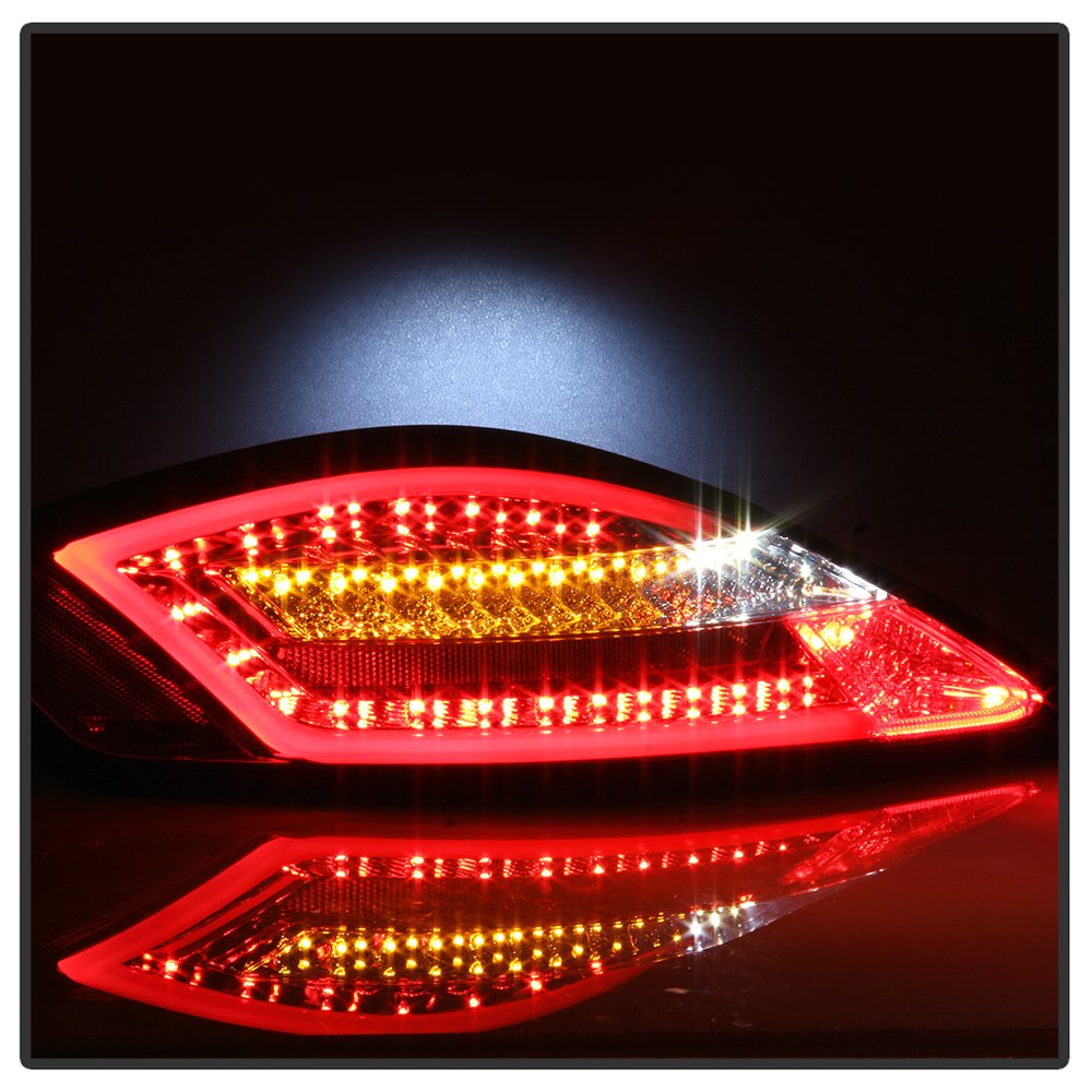 Porsche 987 Cayman 06-08 / Boxster 05-08 Spyder 5083173 LED Tail Lights - Red Clear