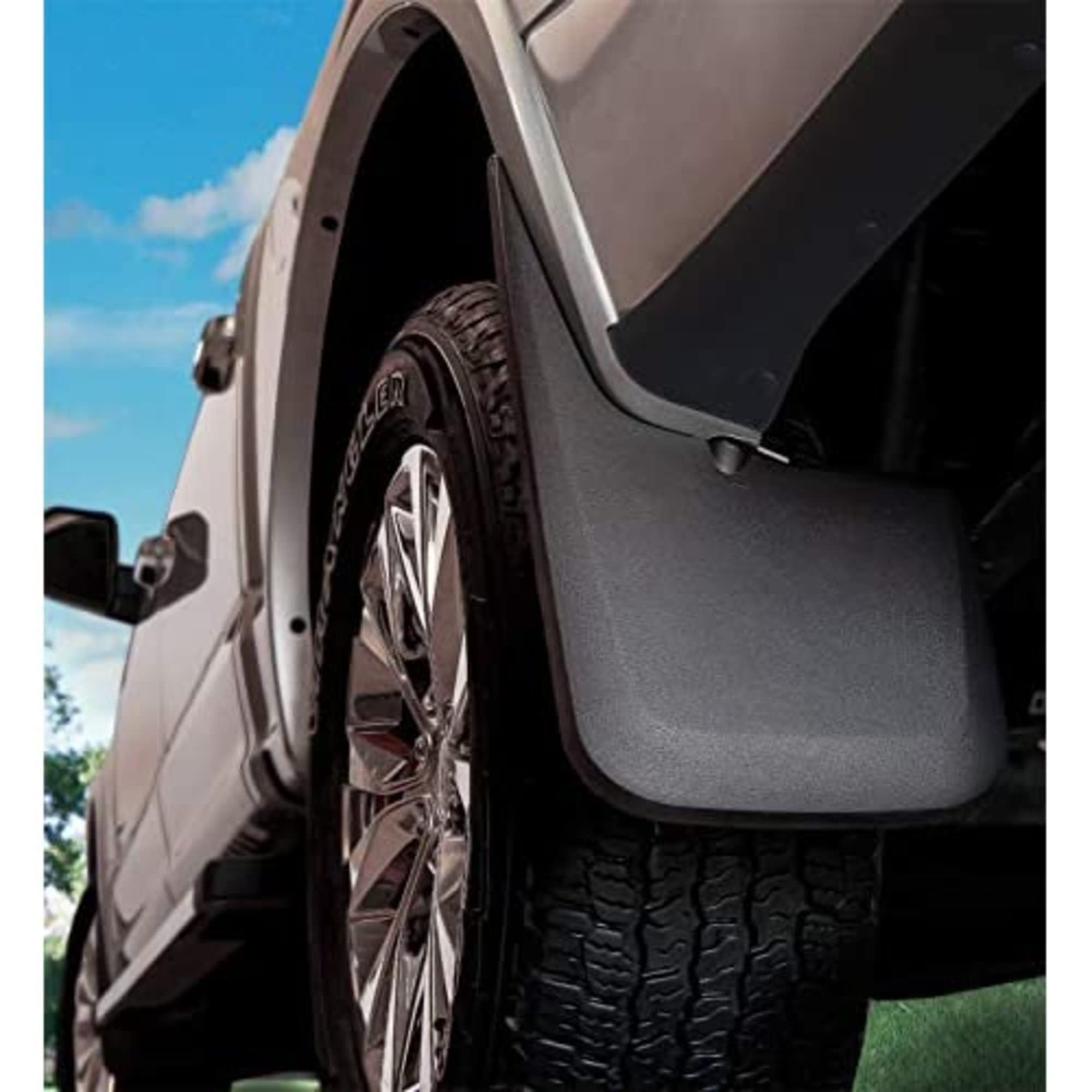 Husky Front Mud Guards Husky | 2021-2023 Ford F-150 Raptor Super Crew Cab, Black, 2 pc. | 58531