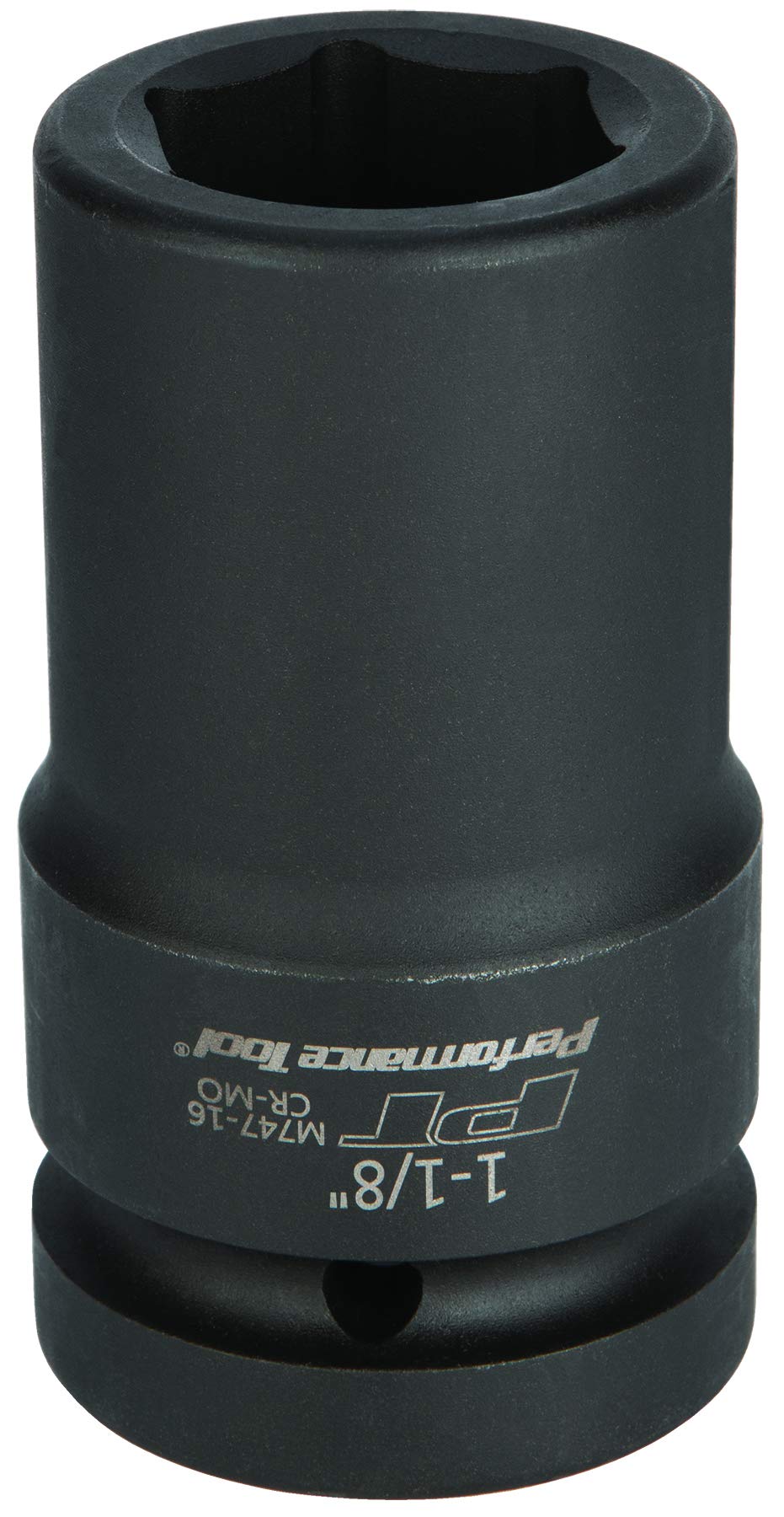 1 in. Drive Performance Tool M747-16 1-1/8 in. Deep Wall Socket for Heavy-Duty Mechanics and Automotive Professionals