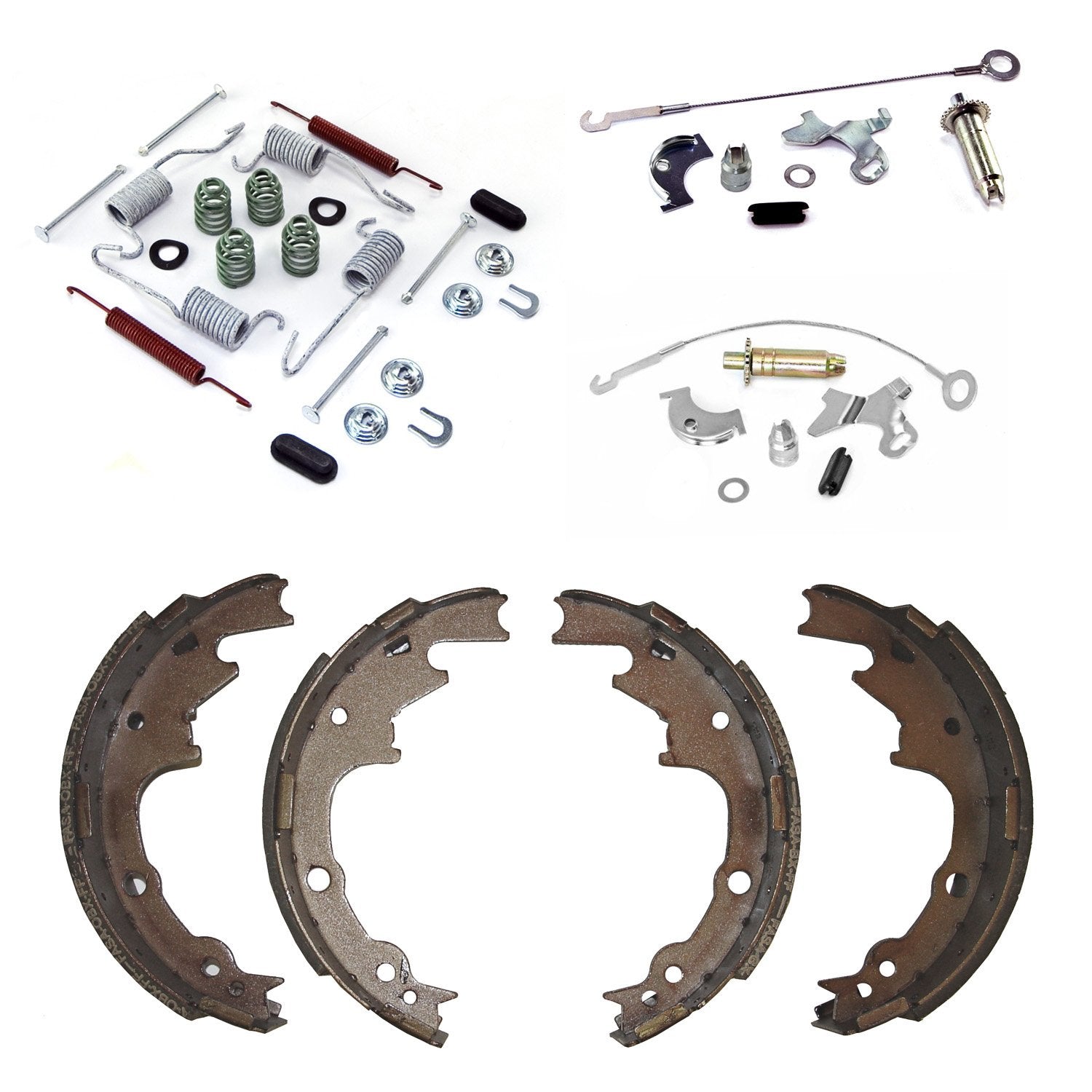 Drum Brake Shoe Service Kit, Rear | Omix-Ada 16766.06 | Fits 2000-2006 Jeep Wrangler TJ