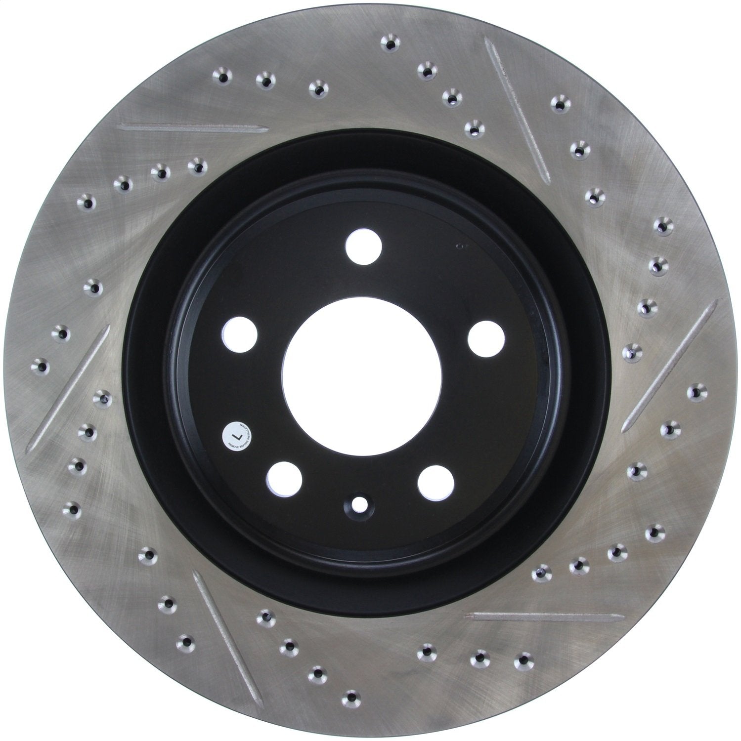 Rear Left StopTech 127.33137L Automotive Replacement Drilled and Slotted Disc Brake Rotor Fits Select Audi A4/A5/A6/A7/Q7/S7
