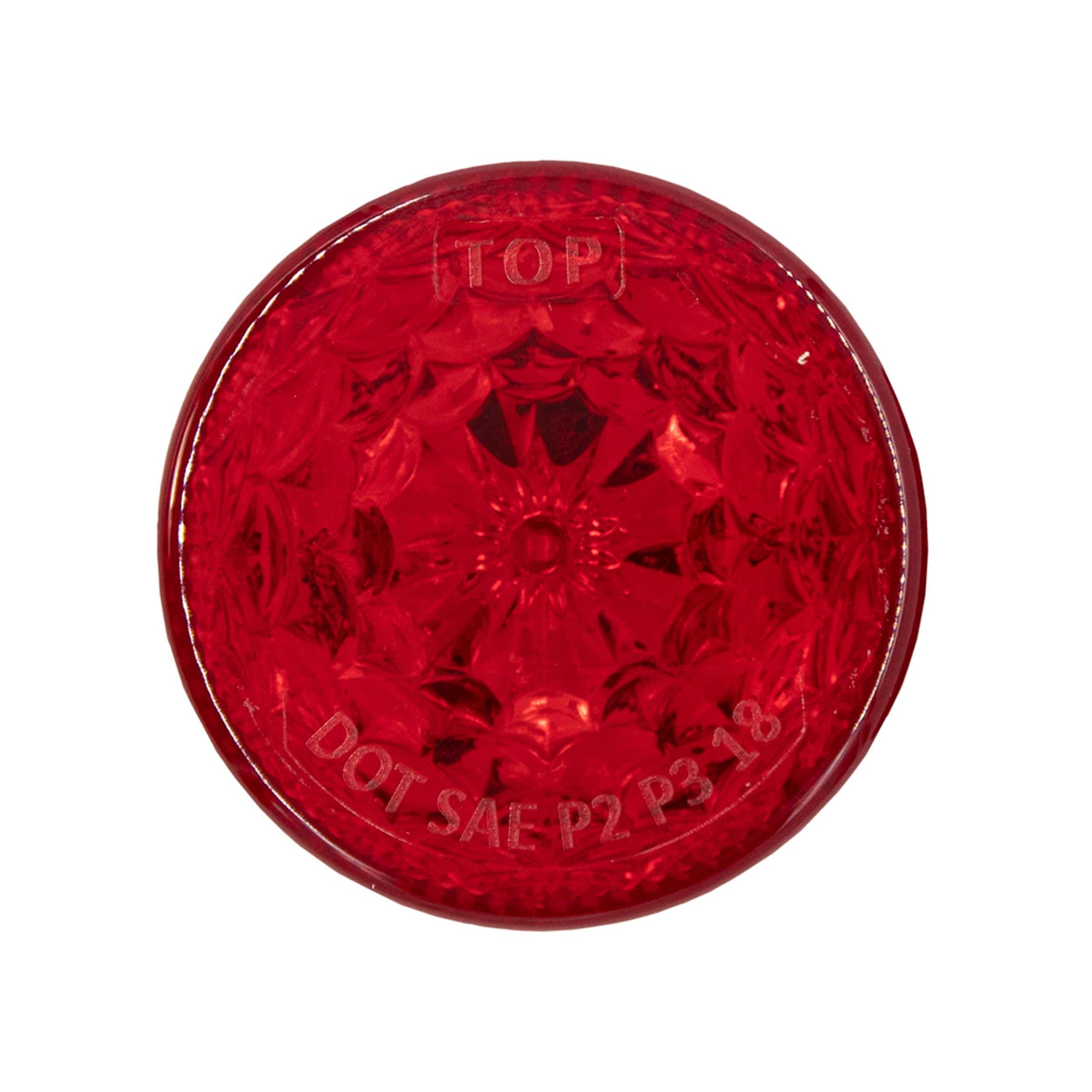 2 Inch Round Heise Marker/Clearance Light - Red, Round Marker/Clearance Light (HE-TR2001)