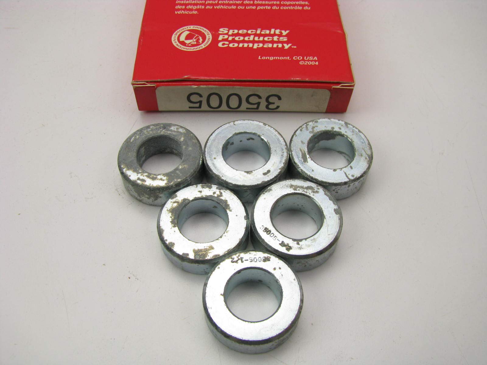35005 Specialty Products Company 1/2" Air Glide Spacer for Kenworth, (Pack of 6)