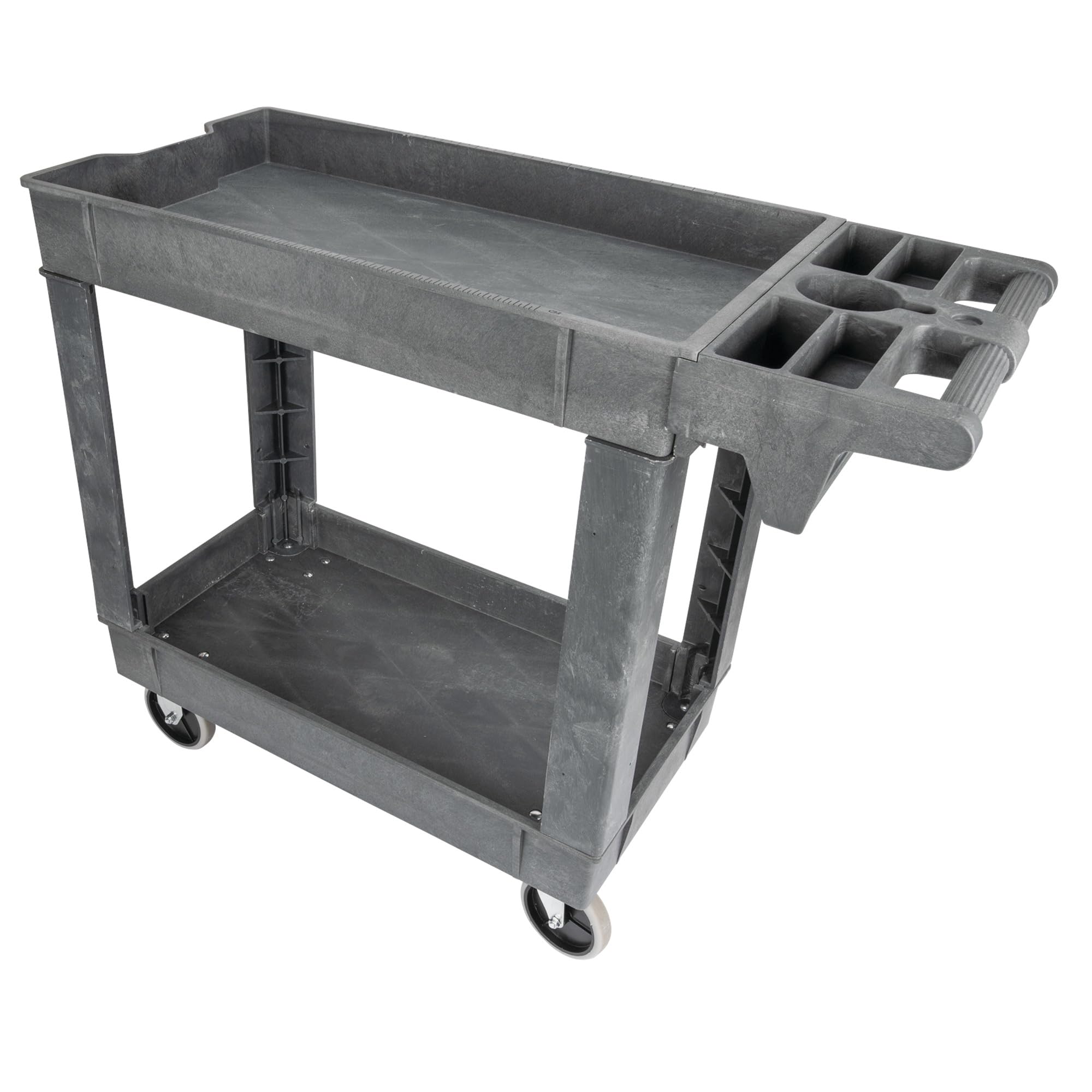 Easy Rolling Performance Tool W53991 2 Shelf Poly Service Cart (30x16)