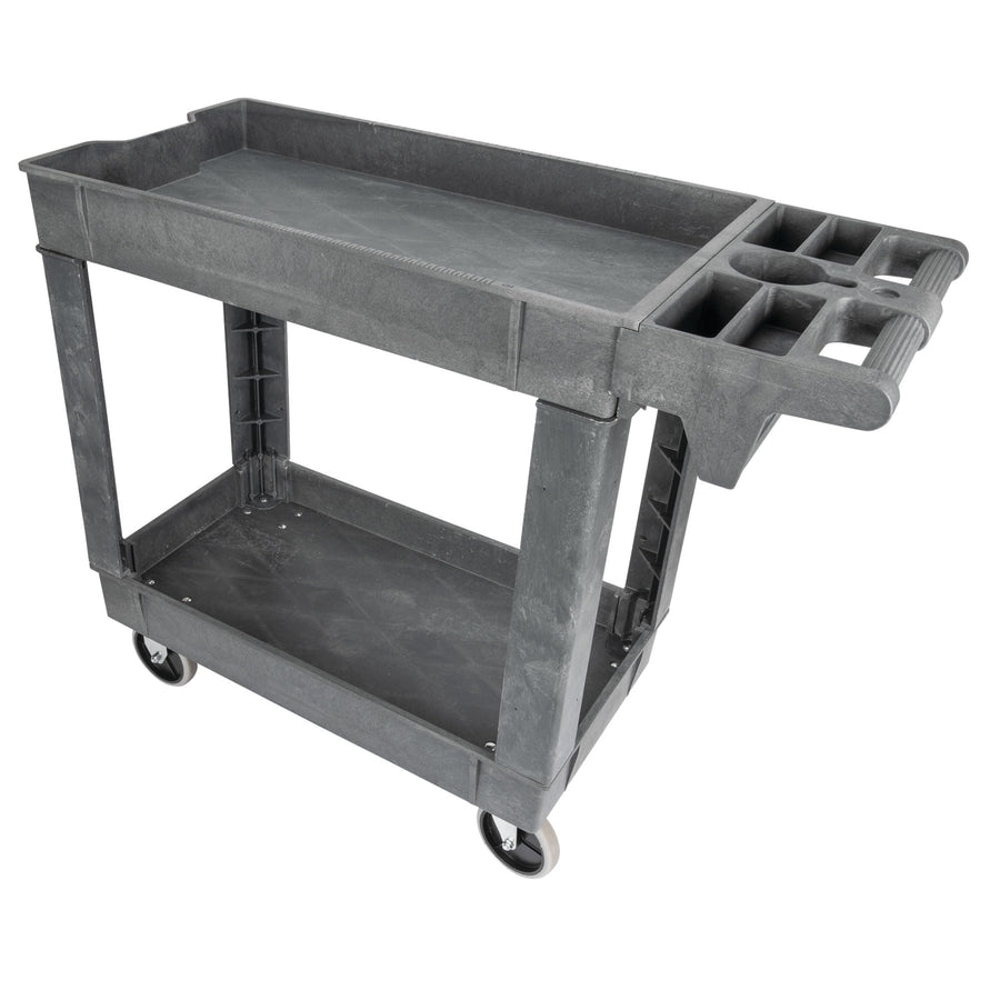 Easy Rolling Performance Tool W53991 2 Shelf Poly Service Cart (30x16)
