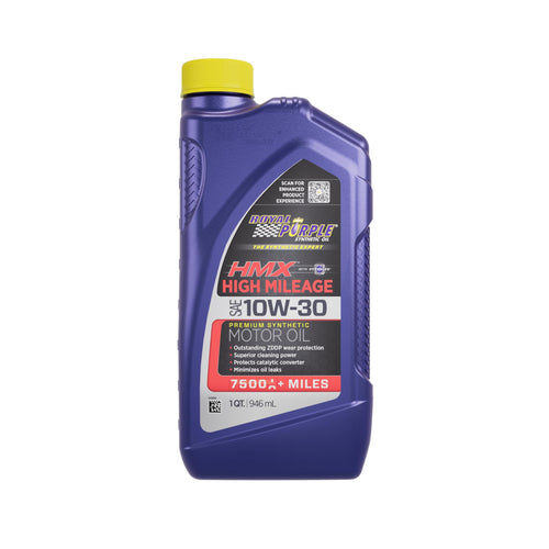HMX SAE 10W-30 Royal Purple High-Mileage Synthetic Motor Oil - 1 Quart