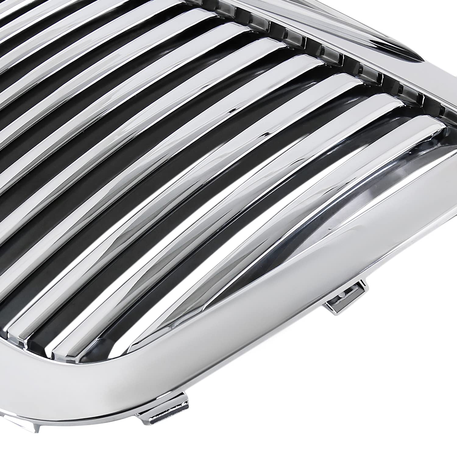Vertical Grill Spec-D Tuning Front Grille Compatible with 2005-2010 Chrysler 300 300C