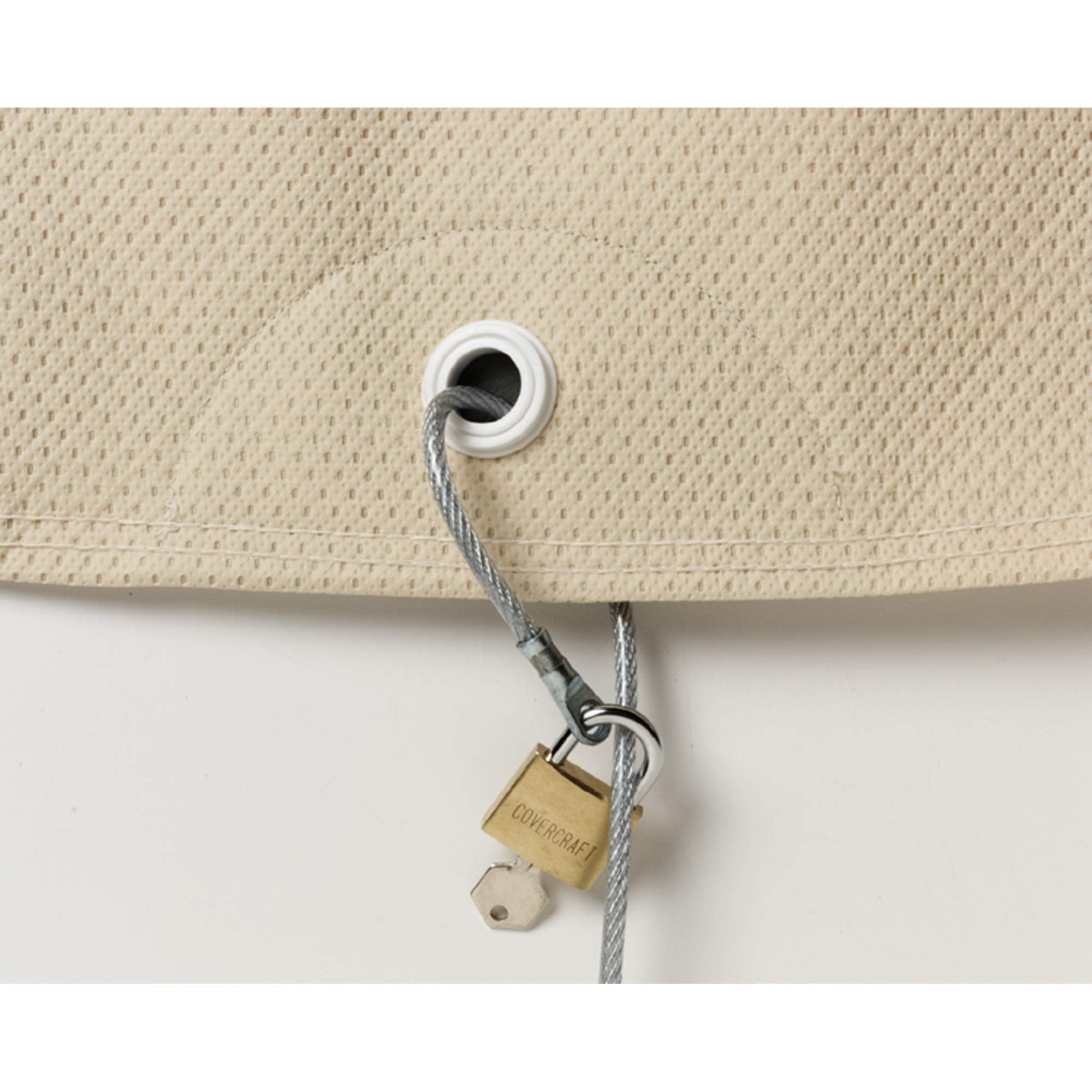 Covercraft Car Cover ZCBL Lock Kit, Brass
