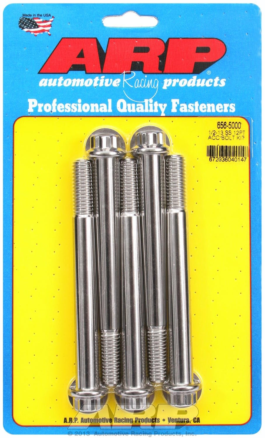 Bolt, Stainless Steel ARP (656-5000)