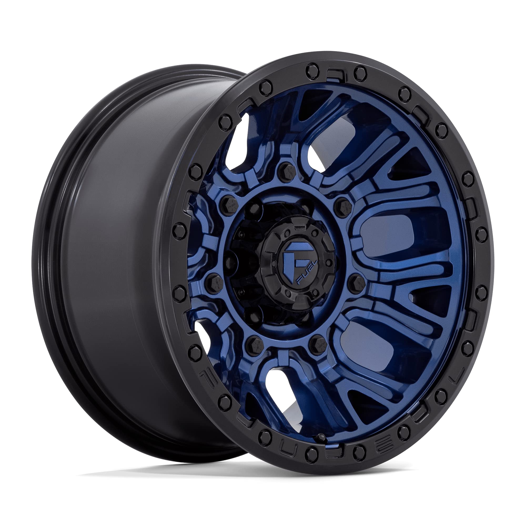 D827 TRACTION FUEL OFF-ROAD 17X9, 5X5.0, 5.04, 1mm DARK BLUE WITH BLACK RING - D82717907550