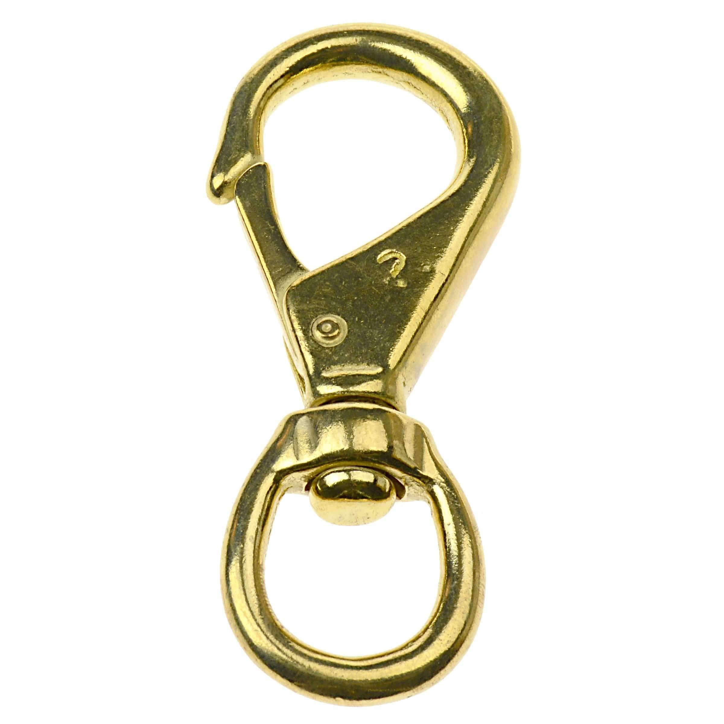 Swivel Eye Snap T-H Marine BE-HA-54340-DP, 3.75", Brass